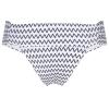 Kaerm Womens Print Low Rise Thong Bikini Briefs Triangle Panties Summer Beach Swim Bottom Black Wave Small view 2