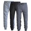 Andongnywell Men's Casual Jogger Sweatpants Basic Jogger Pants Elastic Waist with Pockets Trousers (White,3X-Large) view 2