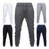 Andongnywell Men's Casual Jogger Sweatpants Basic Jogger Pants Elastic Waist with Pockets Trousers (White,3X-Large) view 3