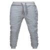 Andongnywell Men's Casual Jogger Sweatpants Basic Jogger Pants Elastic Waist with Pockets Trousers (Gray,Small) view 1