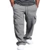 Andongnywell Men's Cargo Pants Slim Fit Casual Jogger Pant Sweatpants Elastic Waist Drawstring Trousers (Light Grey,XX-Large) view 1