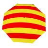 Folding Umbrella Windproof Medium Red and Yellow Stripes Lightweight Foldable Travel Umbrella view 1