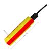 Folding Umbrella Windproof Medium Red and Yellow Stripes Lightweight Foldable Travel Umbrella view 2