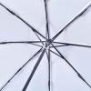 Folding Umbrella Windproof Medium Red and Yellow Stripes Lightweight Foldable Travel Umbrella view 3
