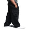 Andongnywell Men's Cargo Pants Slim Fit Casual Jogger Pant Sweatpants Elastic Waist Drawstring Trousers (Black,Medium) view 3