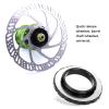 Alomejor Mountain Road Center Lock Disc Rotor Wheelset Hub Disc Lock Cover 12/15/20MM Shaft view 4