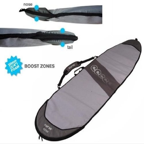 Curve Surfboard Bag Travel FISH Single with 20mm Foam 5'6, 5'9, 6'0, 6'3, 6'6, 6'10, 73 (7'2 fish up to 24" wide)