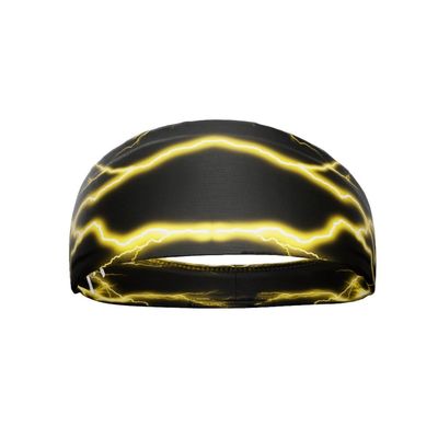 Elite Athletic Gear Unisex Headband/Sweatband. Multiple Designs! Sports, Fitness, Working Out, Yoga. (Yellow Lightning)