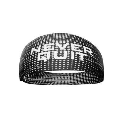 Elite Athletic Gear Unisex Headband/Sweatband. Multiple Designs! Sports, Fitness, Working Out, Yoga. (Never Quit)