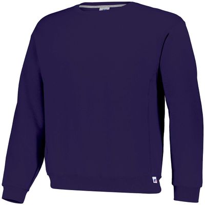 Russell Athletic Men's Dri Power Fleece Crewneck Sweatshirt, Purple, X-Large