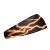 Elite Athletic Gear Unisex Headband/Sweatband. Multiple Designs! Sports, Fitness, Working Out, Yoga. (Orange Lightning) view 2