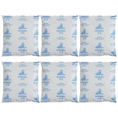 Nordic Pure Ice Packs Refrigerant Cold Gel 16oz (Pack of 6)