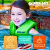 TRC Recreation Super Soft Child Size Medium Life Jacket USCG Approved Vinyl Coated Foam Swim Vest for Kids Swimming Pool and Beach Gear, Sunset Orange view 3