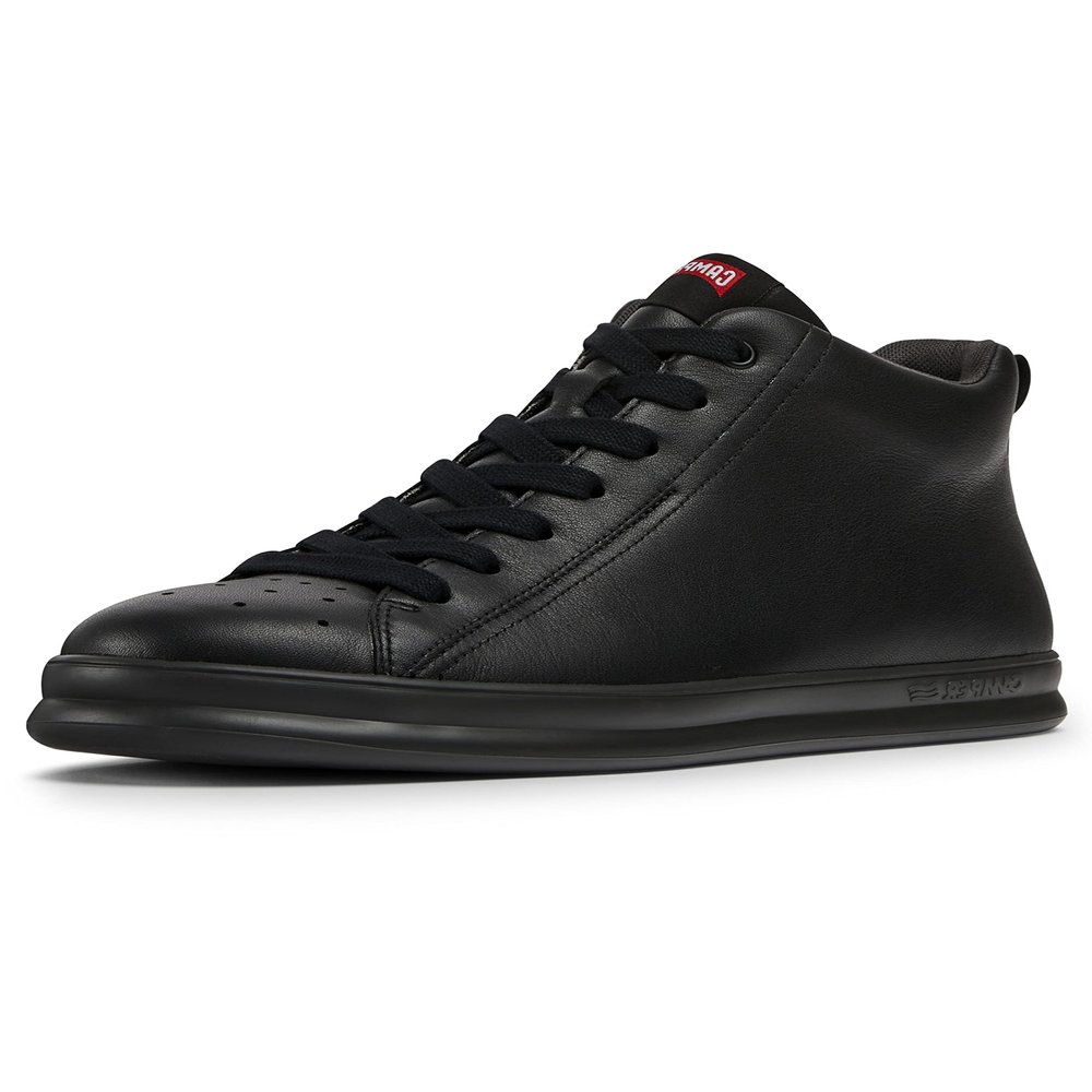 Camper Men's Runner Four Ankle Boot, Black 001, 7