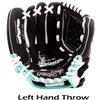 Rawlings Girls' 10.5 in Fastpitch Softball Pitcher/Infield Glove, for Left Hand Throwers,White view 2