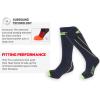Hotronic Unisex XLP PFI 30 Surround Thin Heat Socks Only | Gentle Compression Foot-Warming Heated Cold-Weather Winter Socks, Medium view 2