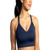 Brooks Women's Interlace Sports Bra for High Impact Running, Workouts & Sports with Maximum Support - Navy - 32 C/D view 1