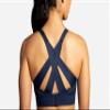 Brooks Women's Interlace Sports Bra for High Impact Running, Workouts & Sports with Maximum Support - Navy - 32 C/D view 2