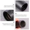 BESPORTBLE Dumbbell Connector - Adjustable Barbell Extender for Home Use Steel Dumbbell Connecting Rod Black 2 Pieces view 4