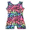 HOZIY Leotards for Girls Gymnastics Spandex Size 9-10 Years Old Colorful Rainbow Camouflage view 1