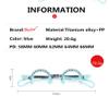 Dhoptical Titanium Alloy Trial Frame Half Rimless Frame Optical Use Three Lens Glasses Shop Equipment (58MM TO 66MM) view 2