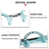 Dhoptical Titanium Alloy Trial Frame Half Rimless Frame Optical Use Three Lens Glasses Shop Equipment (58MM TO 66MM) view 4