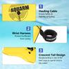 AQUARM Bodyboard with Wrist Leash, 33-inch/37-inch/42-inch Lightweight Body Board with EPS Core and High-Speed Slick Bottom Surface, Perfect Surfing for Kids Teens and Adults (Yellow) view 2