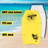 AQUARM Bodyboard with Wrist Leash, 33-inch/37-inch/42-inch Lightweight Body Board with EPS Core and High-Speed Slick Bottom Surface, Perfect Surfing for Kids Teens and Adults (Yellow) view 3