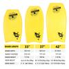 AQUARM Bodyboard with Wrist Leash, 33-inch/37-inch/42-inch Lightweight Body Board with EPS Core and High-Speed Slick Bottom Surface, Perfect Surfing for Kids Teens and Adults (Yellow) view 4