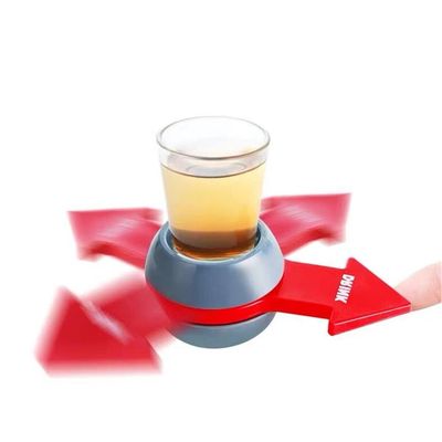 Yun River Spin the Shot Fun Party Drinking Game, Shot Spinner,Includes 2 Ounce Shot Glass