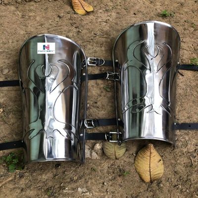 Nautical-Mart Medieval Knight King Elendil Armour Gondor Fountain Arm bracers & Leg Greaves (Leg Greaves)