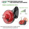 10L0L 12 Volt Golf Cart Horn Kit for Yamaha EZGO Club Car or UTV Boat, Floor Mount Button Switch, Universal Loud Horn Volume Up to 118db view 2