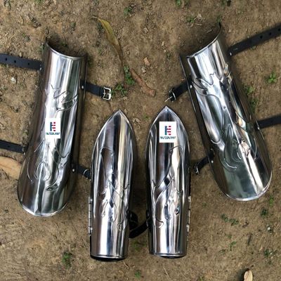 Nautical-Mart Medieval Knight King Elendil Armour Gondor Fountain Arm bracers & Leg Greaves (Complete Set)