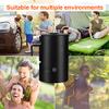 B. TAWD Portable Camping Shower,USB Charging, Built-in 4400mAh,Outdoor Camping Shower Pump+Camping 20L Folding Bucket, self-Priming Pump Draws Water to The showerhead for Camping,Hiking, Beach,Travel view 2