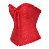 Kranchungel Corset Tops for Women: Renaissance Corset Bustier Shapewear - Halloween Costumes for Themed Parties Aged 25-35 4X-Large Red view 2