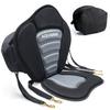 AQUARM Kayak Seat Deluxe Padded Canoe Seat Adjustable Kayak Backrest Replacement Seat Cushion Pad Back Support with Detachable Back Storage Bag for Universal Sit view 1