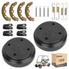 10L0L Golf Cart Brake Drums & Brake Shoes Spring Kit for Club Car DS 1995-Up and Precedent 2004-Up Gas and Electric Golf Carts, Replace OEM 101791101 1018232-01 10603 1011466/10181630 view 1
