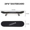 CHIKKOK Skateboard, 7-Layer Hard Maple Deck for Youths,Beginners,110 lb,23.6X 6 lnches,602 view 3