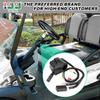 10L0L Golf Cart Turn Signal Kit for Yamaha Club Car EZGO with 9-pin Plug Wiring Harness (Input Voltage 12V), Golf Cart Blinker Kit Included Horn Brake Pad Hazard Light Switch view 2