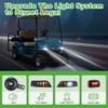 10L0L Golf Cart Turn Signal Kit for Yamaha Club Car EZGO with 9-pin Plug Wiring Harness (Input Voltage 12V), Golf Cart Blinker Kit Included Horn Brake Pad Hazard Light Switch view 3