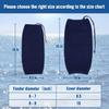 Affordura Boat Fender Covers | 2 & 4 Packs (Navy Blue) | Size: 8.5 x 16, 10 x 22 & 12 x 24 | Marine Bumper Covers, Premium Fleece Material, Great for 6.5, 8.5 & 10 inch Fender view 2