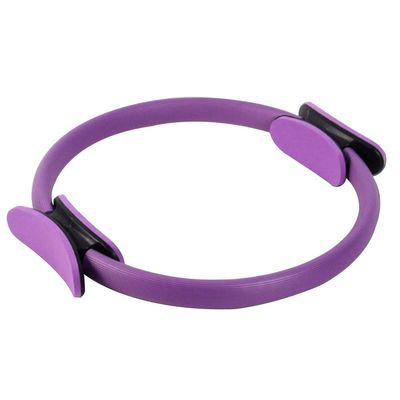 Pilates Circle Ring Resistance Exercise Workout Fitness Gym Yoga Ring Dual Band-Purple