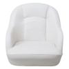 MSC Bucket Pontoon Boat Seat (White/White) view 2