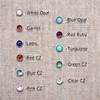 Dermal Piercing Top - Dermal Jewelry Surgical Steel - Microdermal Jewelry Top for Dermal Piercing - Dermal Anchor Top Threaded view 3