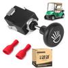 10L0L Golf Cart Headlight Switch Button for Yamaha, Club Car, EZGO, Push Pull Style, 12 Volt On Off Light Switch