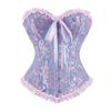 Kranchungel Corset Tops for Women: Renaissance Corset Bustier Shapewear - Halloween Costumes for Themed Parties Aged 25-35 Large Blue view 1