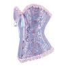 Kranchungel Corset Tops for Women: Renaissance Corset Bustier Shapewear - Halloween Costumes for Themed Parties Aged 25-35 Large Blue view 2
