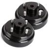 10L0L Golf Cart Brake Drum & Brake Shoes Kit for EZGO TXT 1996-Up Electric Golf Carts, Rear Brake Hub Drum Maintenance & Repair Kit, Replace OEM# 19186G1 70794G01 70795G01 27943G01 27945G01 view 3