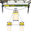 10L0L Universal Golf Cart 4 Panel Mirror for Yamaha EZGO Club Car, Eliminate Blind Spots Wide Angle Rear View Mirror view 3