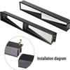 10L0L Universal Golf Cart 4 Panel Mirror for Yamaha EZGO Club Car, Eliminate Blind Spots Wide Angle Rear View Mirror view 4